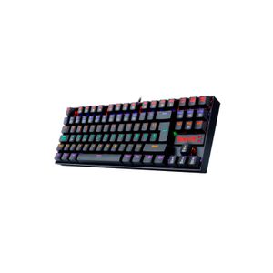 Teclado Gamer Redragon Kumara Rainbow Spanish K552W KR Sp Black Red Switch TKL