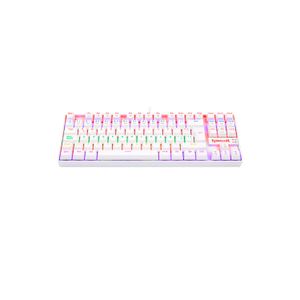 Teclado Gamer Redragon Kumara Rainbow Spanish K552W KR SP White Red Switch TKL