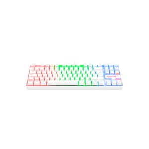 Teclado Gamer Redragon Kumara K552W Rgb White Spanish Red Switch TKL