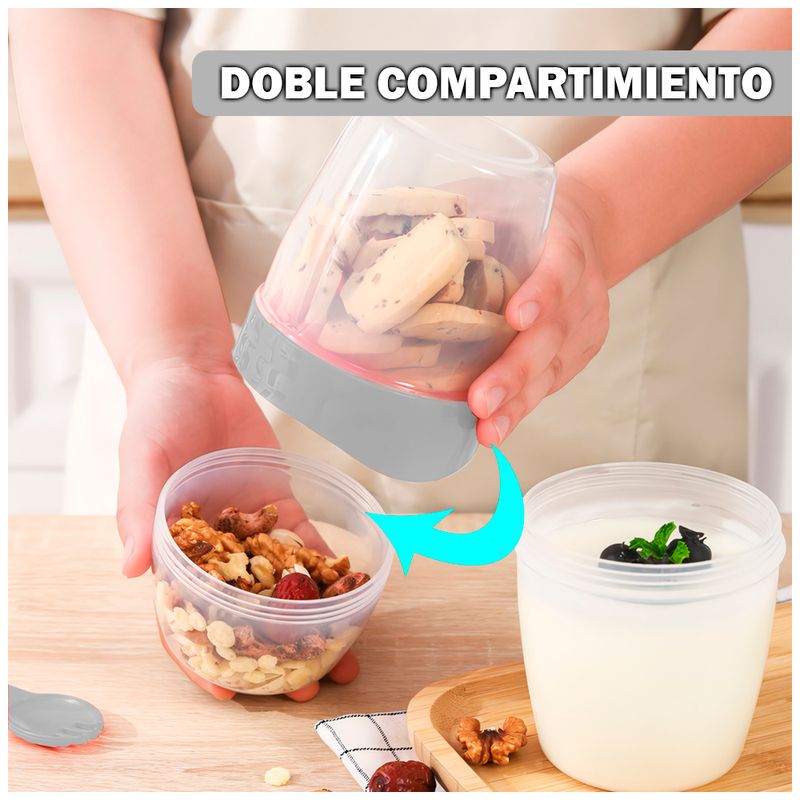 Táper Alimentos con 4 Divisiones N03