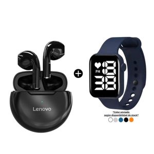 Audífonos Inalámbricos Lenovo HT38 + Activity Watch Striiv