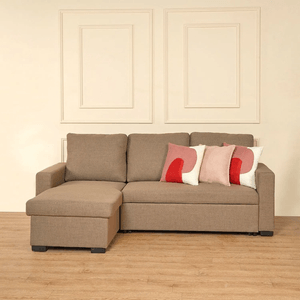 Seccional Cama Intercambiable Cantona Con Almacenamiento Taupe