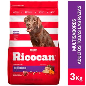 Comida para Perro Adulto Ricocan Multisabores 3kg