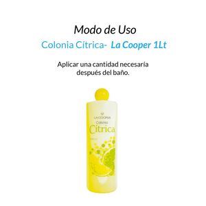 Colonia Cítrica La Cooper x 1Lt 3 Unidades