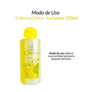 Colonia Cítrica La Cooper x 500ml