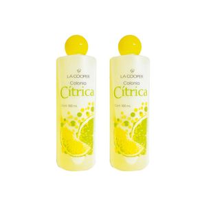 Colonia Cítrica La Cooper x 500ml 2 Unidades
