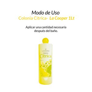 Colonia Cítrica La Cooper x 1Lt 2 Unidades