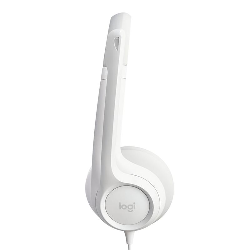 MICROFONO AURICULAR LOGITECH H390 USB, CANCELACION DE RUIDO, WHITE