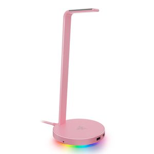 Soporte Razer para audífonos V2 Chroma USB 3.1 Hub, quartz