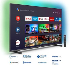 Televisor Philips 4k Ultra HD Smart TV 75" 75PUD7906 Gris Antrácita