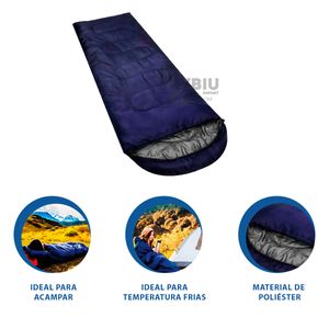 Bolsa Azul de Dormir Ideal para Temperaturas Frias