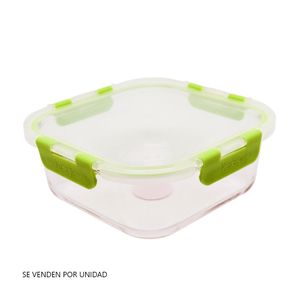Taper de vidrio Hermético Cuadrado 520ml Keep