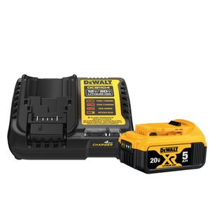 Starter Kit Batería 5.0 Ah + Cargador de Batería Ion-Litio 12V / 20V Dewalt DCB205-K3