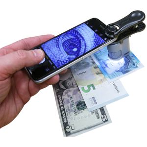 Microscopio de Bolsillo Carson Micromini con Clip Adaptador para Smartphone