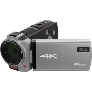 Cámara Vídeo de Visión Nocturna Ir 4K Uhd Minolta Mn4K30Nv Gris Metalizado