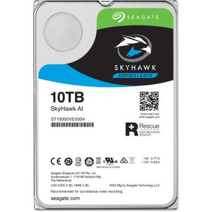 Disco Duro Interno de Vigilancia Seagate Skyhawk Ai de 10Tb Sata Iii 7200 Rpm 3.5 Retail