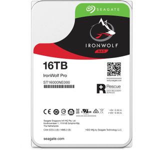 Disco Duro Interno Nas Seagate Ironwolf Pro 16Tb 7200 Rpm Sata Iii 3.5 Cmr Oem