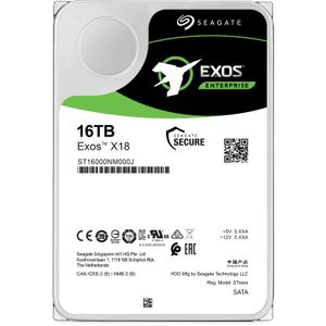 Disco Duro Interno Seagate Exos X18 de 16Tb 7200 Rpm y Conexión Sata Iii de 3.5
