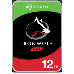 Paquete de 4 Unidades de Disco Duro Interno Nas Seagate Ironwolf de 12Tb de 3.5