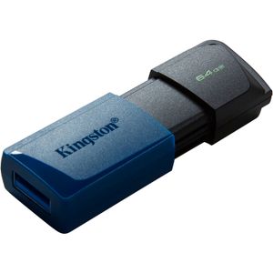 Unidad Flash Usb Kingston Datatraveler Exodia M de 64Gb Azul
