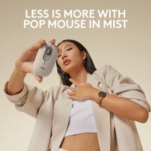 Mouse Inalámbrico Bluetooth Logitech Pop Silent Mist