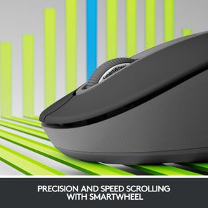 Mouse Inalámbrico Logitech Signature M650 L para Zurdos Grafito