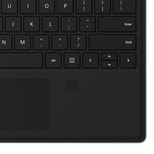 Cubierta con Teclado Microsoft Surface Pro con Identificación de Huella Digital Negro
