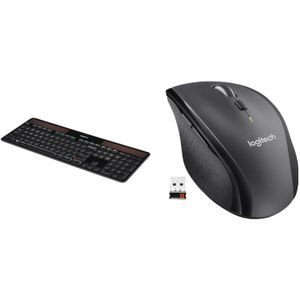 Kit de Teclado Inalámbrico Solar y Mouse Inalámbrico Logitech