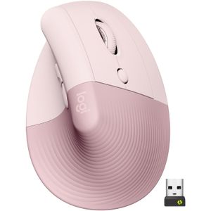 Set de Teclado Inalámbrico Logitech Mx Keys Mini y Mouse Vertical Lift Rosado