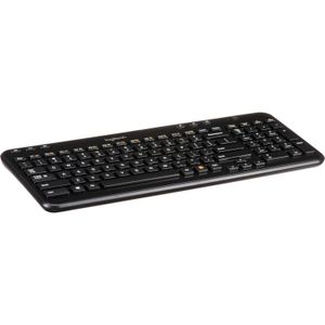 Teclado Inalámbrico Logitech K360 Negro Brillante