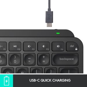 Teclado Inalámbrico Logitech Mx Keys Mini Negro
