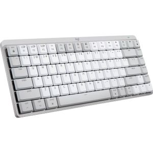 Teclado Inalámbrico Logitech Mx Mechanical Mini para Mac Gris Pálido Táctil Silencioso