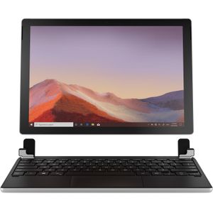 Teclado Inalámbrico Retroiluminado con Trackpad Brydge 12.3 Pro+ para Surface Pro Plata