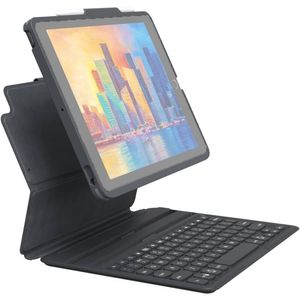 Teclado y Funda Inalámbricos Zagg Pro Keys para Apple Ipad de 10.2 Negro Gris
