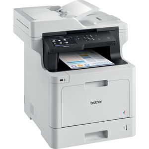 Impresora Láser Multifuncional Color Brother Mfc L8900Cdw con Kit de Cartuchos de Tóner Negro de Alt