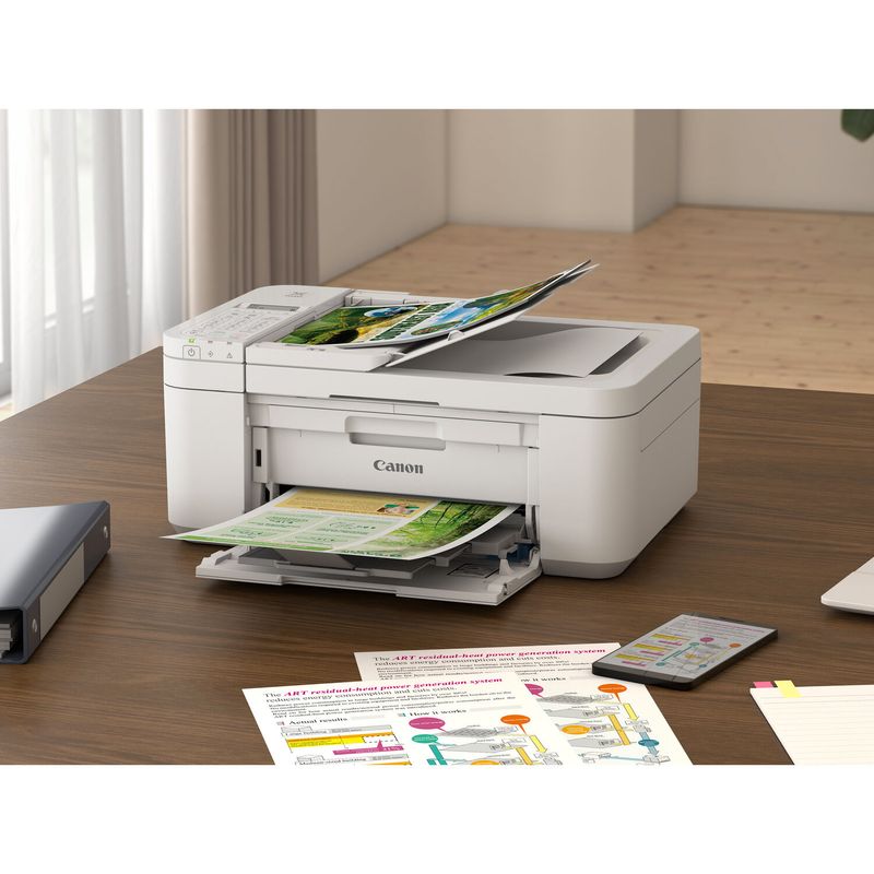 Impresora Multifunción Inalámbrica Canon Pixma Tr4720 Blanco Real Plaza