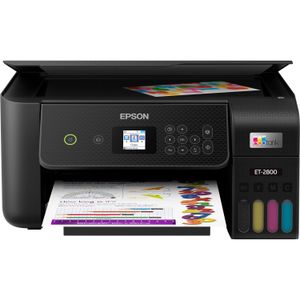Impresora Multifuncional Tinta sin Cartucho Epson Ecotank Et 2800 Wireless Color All In One Supertan