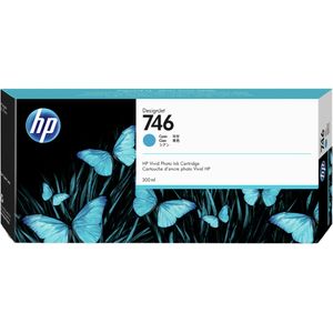 Cartucho de Tinta Cian Hp 746 Designjet 300Ml