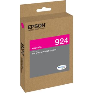 Cartucho de Tinta Magenta de Capacidad Estándar Epson Durabrite Ultra T924 para Workforce Pro Wf C48