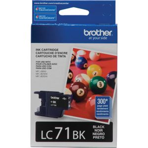 Cartucho de Tinta Negra Brother Lc71Bk Innobella de Rendimiento Estándar