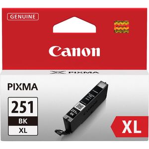 Cartucho de Tinta Negra de Alta Capacidad Canon Cli 251Bk Xl
