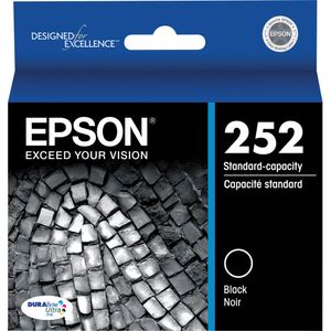 Cartucho de Tinta Negra Epson T252 Durabrite Ultra de Capacidad Estándar