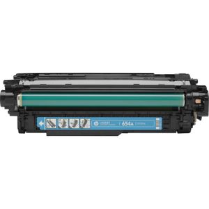Cartucho de Tóner Hp Laserjet 654A Cian