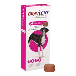Antipulgas Bravecto 1400Mg 40kg -56kg 1unidad