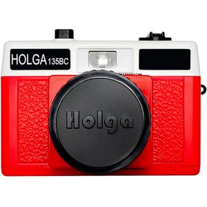 Cámara de Película Holga 135Bc de 35Mm con Bordes Torcidos y Flash de 12Mcf