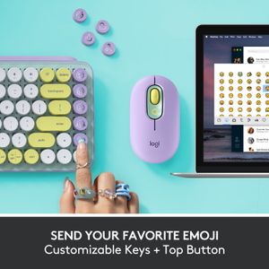 Bundle de Teclado Inalámbrico y Ratón Silencioso Logitech Pop Daydream Mint