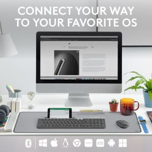 Teclado Inalámbrico Logitech K585 Slim Multi Device Gris Grafito