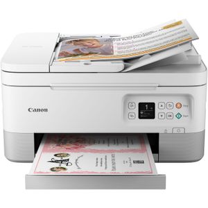 Impresora Multifuncional Canon Pixma Tr7020 Inalámbrica Color Blanco