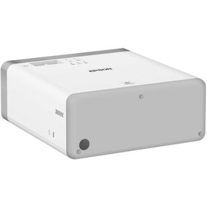 Proyector Láser 3Lcd Home Theater Epson Ef 100 con Adaptador Inalámbrico Android Tv Blanco