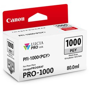 Cartucho de Tinta Canon Pfi 1000 Pgy Lucia Pro Photo Gray 80Ml